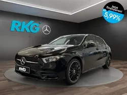 Schwarz Gebraucht 2022 Mercedes A250 AMG Limousine | 28.790 € (Fairer Preis)