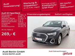 Mythosschwarz metallic Gebraucht 2024 Audi Q3 S-Line SUV | 37.500 € (Guter Preis)
