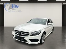 Weiß Gebraucht 2016 Mercedes C250 AMG line Kombi | 16.970 € (Fairer Preis)
