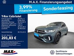 Blau Gebraucht 2024 VW T-Roc Cabriolet R-line Cabrio | 36.379 € (Etwas zu teuer)