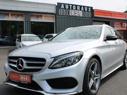 Silber Gebraucht 2017 Mercedes C200 AMG Kombi | 16.991 € (Fairer Preis)
