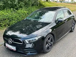 Nachtschwarz unilack Gebraucht 2021 Mercedes A180 AMG line Limousine | 19.999 € (Superpreis)