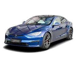 Blau Gebraucht 2023 Tesla Model S Plaid Limousine | 93.549 € (Teuer)