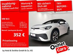 Gletscherweiß metallic schwarz Gebraucht 2024 VW ID.5 Pro SUV | 36.320 € (Guter Preis)
