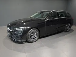 Metalliclack obsidianschwarz Gebraucht 2023 Mercedes C200 AMG Kombi | 32.900 € (Fairer Preis)