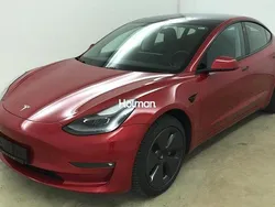 Rot Gebraucht 2021 Tesla Model 3 Long Range Limousine | 24.026 € (Guter Preis)