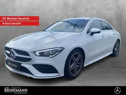 Weiß Gebraucht 2022 Mercedes CLA200 AMG line Coupé | 35.940 € (Fairer Preis)