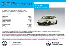 Weiß Gebraucht 2023 VW Golf GTI Clubsport Limousine | 39.870 €