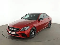 Rot Gebraucht 2021 Mercedes C220 AMG line Limousine | 34.670 € (Fairer Preis)