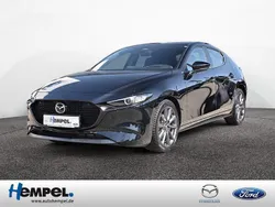 Schwarz / jet black Gebraucht 2023 Mazda 3 Exclusive-Line Limousine | 23.690 € (Fairer Preis)