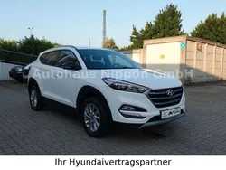 Polar white / sol Gebraucht 2018 Hyundai Tucson Passion SUV | 16.985 € (Fairer Preis)
