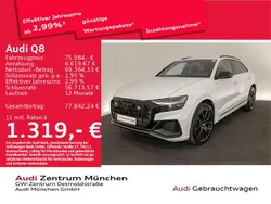 Gletscherweiß metallic Gebraucht 2023 Audi Q8 Ambiente SUV | 75.984 € (Teuer)