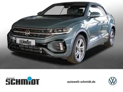 Petroleumbluemetallic Gebraucht 2024 VW T-Roc Cabriolet R-line Cabrio | 35.950 € (Fairer Preis)