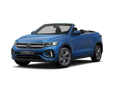 Blau Gebraucht 2024 VW T-Roc Cabriolet R-line Cabrio | 35.733 € (Fairer Preis)