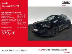 0e mythosschwarz metallic (metallic) Gebraucht 2023 Audi e-tron Sportback S-Line SUV | 52.460 €