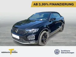 Schwarz Gebraucht 2021 VW T-Roc Cabriolet Style Cabrio | 18.970 € (Fairer Preis)