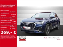 Blau Gebraucht 2024 Audi Q3 S-Line SUV | 40.660 € (Guter Preis)