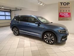 Blau Gebraucht 2021 VW Tiguan Allspace R-line SUV | 25.999 € (Guter Preis)