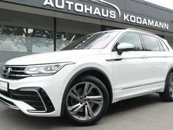 Pure white Gebraucht 2021 VW Tiguan R-line SUV | 31.950 € (Fairer Preis)