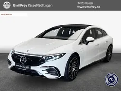 Weiß Gebraucht 2022 Mercedes EQS450+ Electric Art Limousine | 58.995 € (Fairer Preis)