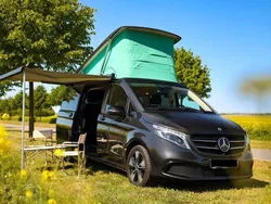 Grau Gebraucht 2021 Mercedes V250 Marco Polo Van / Kleinbus | 58.300 € (Etwas zu teuer)