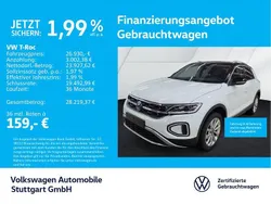 Pure white/schwarz Gebraucht 2024 VW T-Roc Style SUV | 26.930 € (Guter Preis)