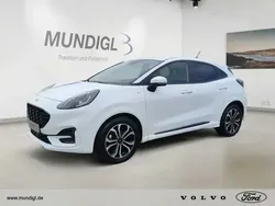 Weiß ((336) frostweiß) Gebraucht 2021 Ford Puma ST-Line Coupé | 16.790 € (Guter Preis)