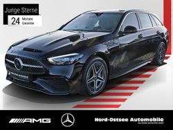 Obsidianschwarz metallic Gebraucht 2025 Mercedes C300 AMG Kombi | 44.490 € (Guter Preis)