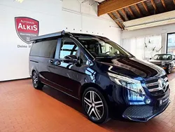 Cavansitblau metallic (metallic) Gebraucht 2019 Mercedes V250 Marco Polo Van / Kleinbus | 39.400 €