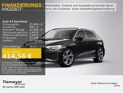 Schwarz Gebraucht 2025 Audi A3 S-Line Limousine | 35.880 €