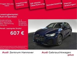 Blau (navarrablau metallic) Gebraucht 2025 Audi A3 Sportback S-Line Kleinwagen | 45.991 € (Teuer)
