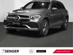 Grau Gebraucht 2021 Mercedes GLC300e AMG SUV | 36.870 € (Guter Preis)