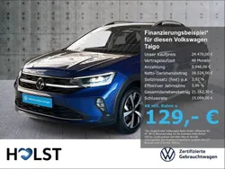 Reef blue metallic Gebraucht 2024 VW Taigo Style SUV | 24.470 € (Etwas zu teuer)