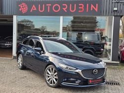 Deep crystal blue Gebraucht 2024 Mazda 6 Takumi-Line Kombi | 27.900 € (Superpreis)