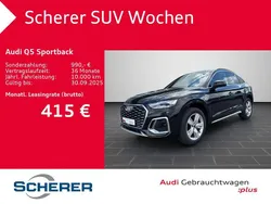 Mythosschwarz metallic (metallic) Gebraucht 2025 Audi Q5 Sportback Ambiente SUV | 48.490 € (Superpreis)