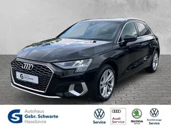 Schwarz Gebraucht 2024 Audi A3 Sportback Advanced Limousine | 28.430 € (Guter Preis)