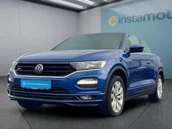 Blau Gebraucht 2021 VW T-Roc Cabriolet Cabrio | 23.649 € (Guter Preis)