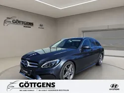 Grau Gebraucht 2016 Mercedes C200 AMG line Limousine | 19.990 € (Fairer Preis)