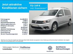 Reflexsilber Gebraucht 2018 VW Caddy Maxi Comfortline Van / Kleinbus | 24.480 € (Fairer Preis)
