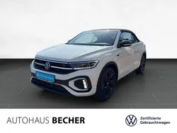 Weiss Gebraucht 2024 VW T-Roc Cabriolet R-line Cabrio | 36.960 € (Etwas zu teuer)