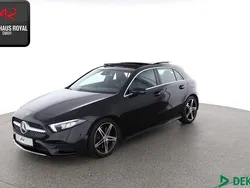 Schwarz (metallic) Gebraucht 2018 Mercedes A250 AMG Limousine | 26.480 € (Guter Preis)
