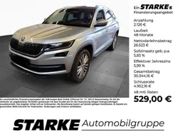 Silber (brilliantsilber metallic) Gebraucht 2018 Skoda Kodiaq Style SUV | 28.649 € (Fairer Preis)