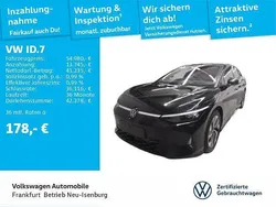 Grenadillschwarz metallic Gebraucht 2024 VW ID.7 GTX Limousine | 54.980 € (Teuer)