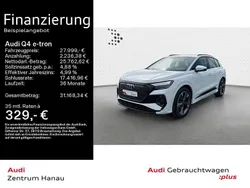 Gletscherweiß metallic Gebraucht 2022 Audi Q4 e-tron Basis SUV | 27.699 € (Etwas zu teuer)