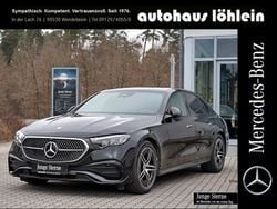 Metalliclack obsidianschwarz Gebraucht 2023 Mercedes E220 AMG Limousine | 49.888 € (Fairer Preis)