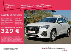 Gletscherweiß metallic Gebraucht 2024 Audi Q3 S-Line SUV | 37.940 € (Superpreis)