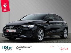 Schwarz (mythosschwarz metallic) Gebraucht 2025 Audi A3 Sportback S-Line Limousine | 36.480 € (Superpreis)