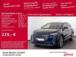 Navarrablau metallic Gebraucht 2024 Audi Q4 Sportback e-tron Ambiente SUV | 47.990 € (Superpreis)