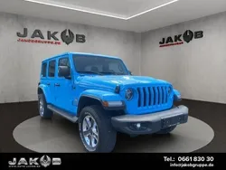 Blau Gebraucht 2021 Jeep Wrangler Unlimited Sahara SUV | 43.990 € (Guter Preis)
