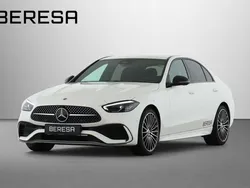 Unilack polarweiß Gebraucht 2024 Mercedes C200 AMG Limousine | 44.590 € (Etwas zu teuer)